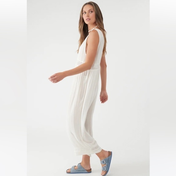 🔆O’NEILL🔆 SANDE JUMPSUIT COVER UP ROMPER BEAUTIFUL COMFY - Picture 12 of 16